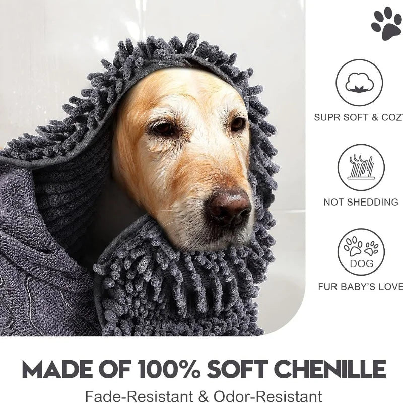 Quick-dry pet towel, view 5