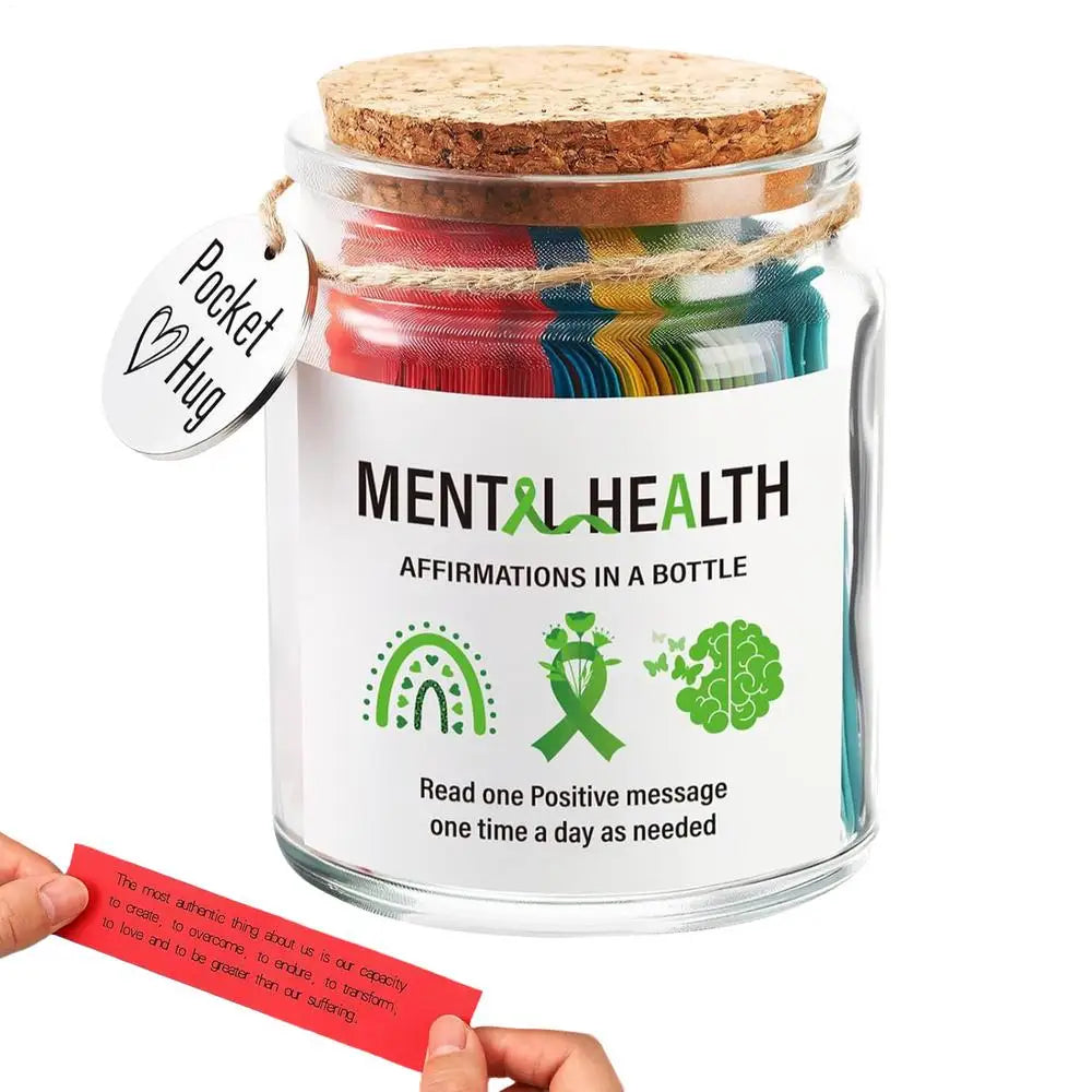 Mental Health Affirmation Messages Jar