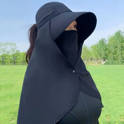 Sun hat with neck cape, view 5