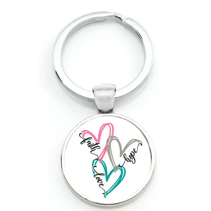 🎁 Keychain With Printed Bible Quote (100% off)