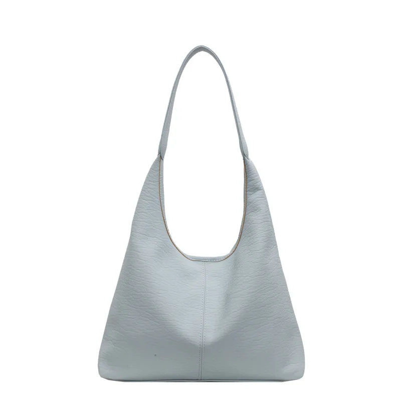 Bucket hobo bag in grey