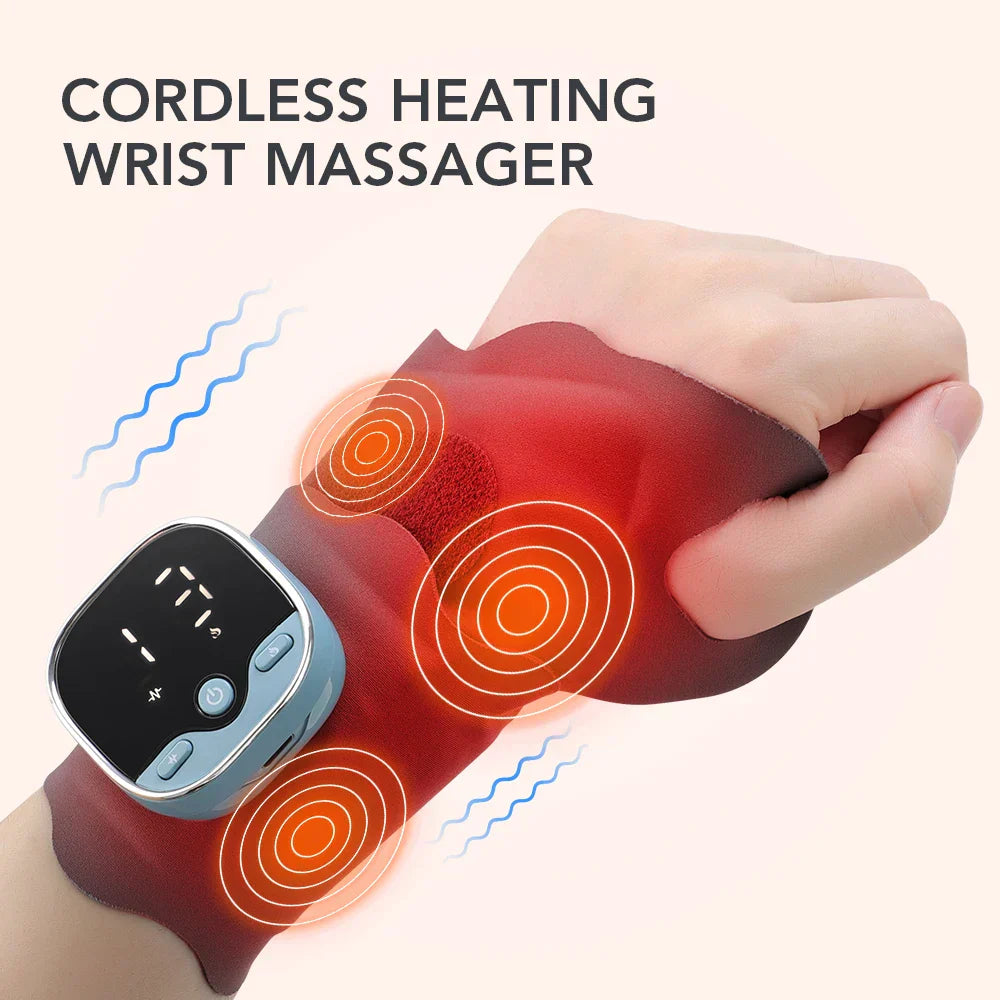 Cordless Hot Compress Wristband for Carpal Tunnel Muscle Fatigue Relief Belt