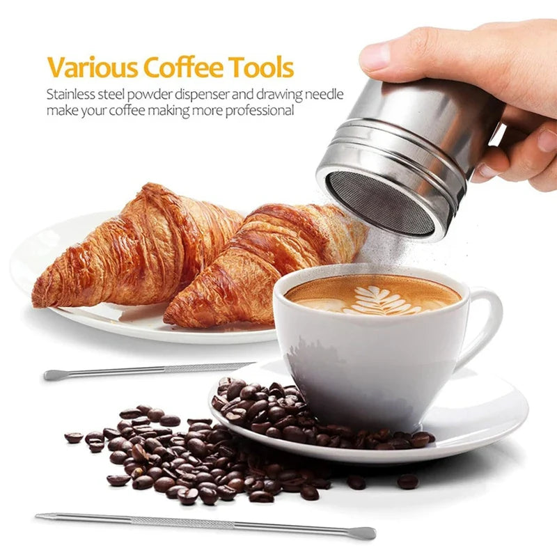 22PCS Reusable Coffee Decorating Stencils