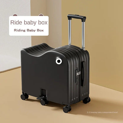 Children's Luggage Set with USB Cup Holder