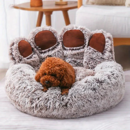 Bear-Paw Fluffy Pet Sofa Bed