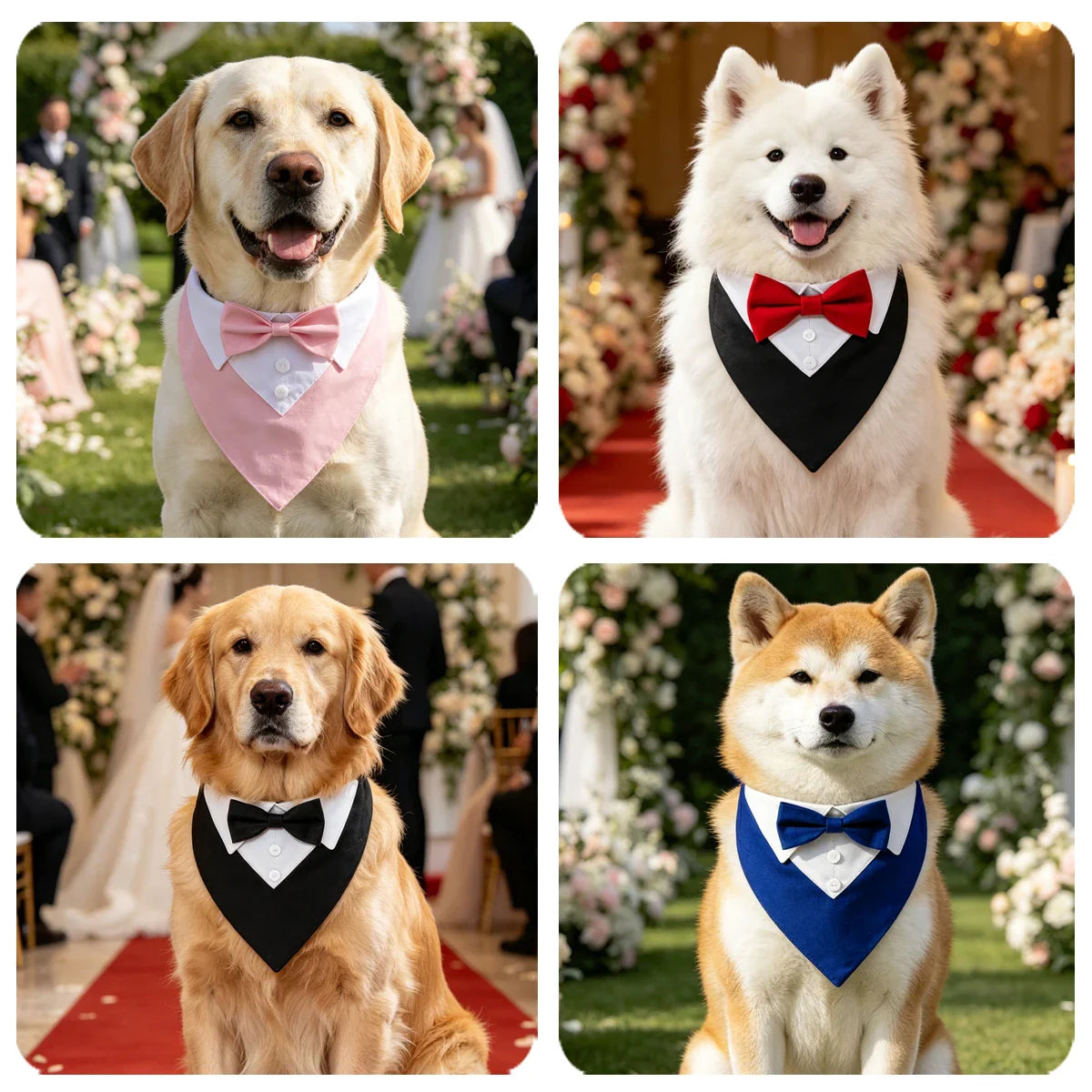 The Pawsh Pup Bandana