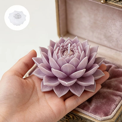 Lotus candle mold, view 2