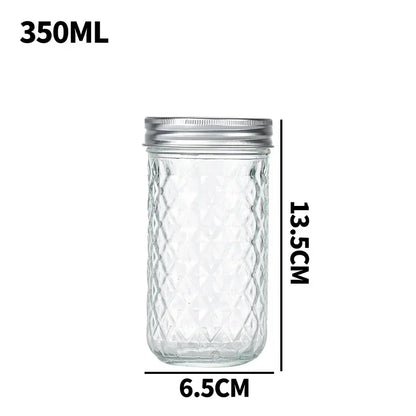 Canning Jars With Food grade safe metal Lids