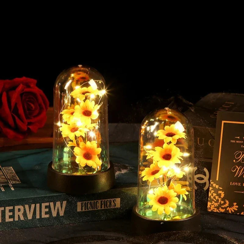 small sunflower plastic set