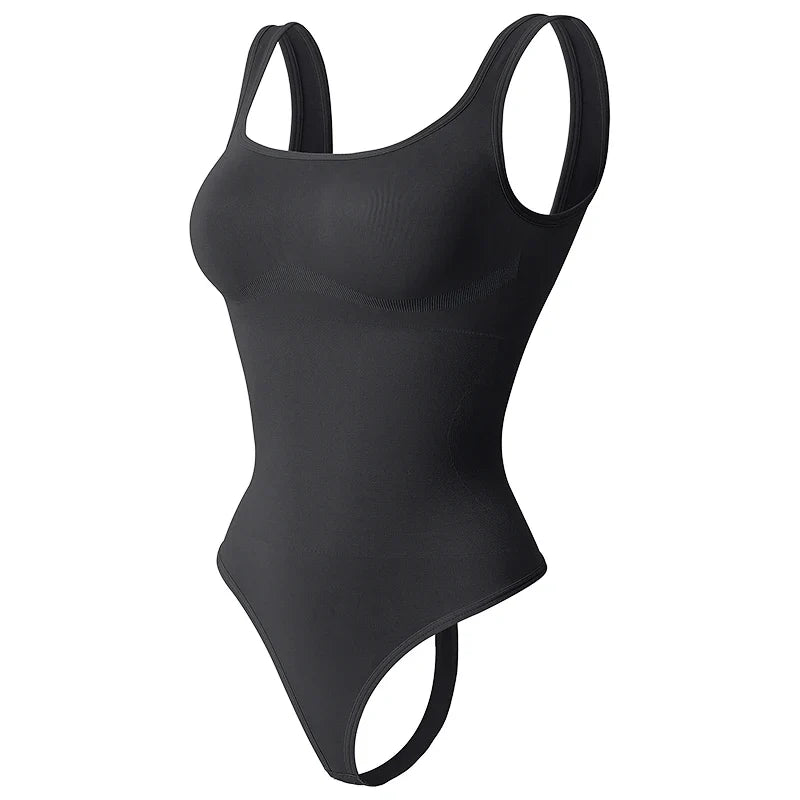 Seamless Tummy Control Shapewear with Thong Butt