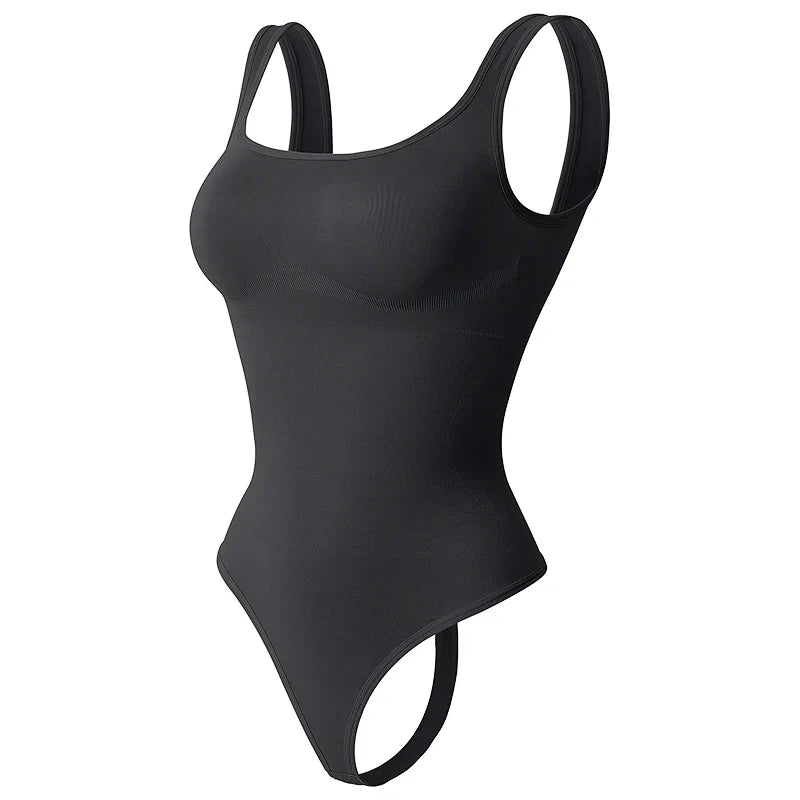 Seamless Tummy Control Shapewear with Thong Butt