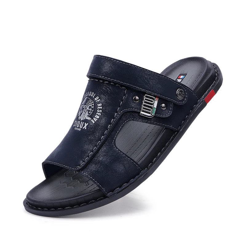 Men Casual Leather Sandals