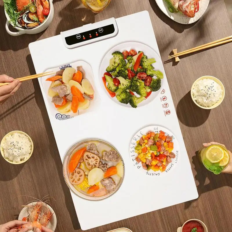 Silicone food warming tray, view 5