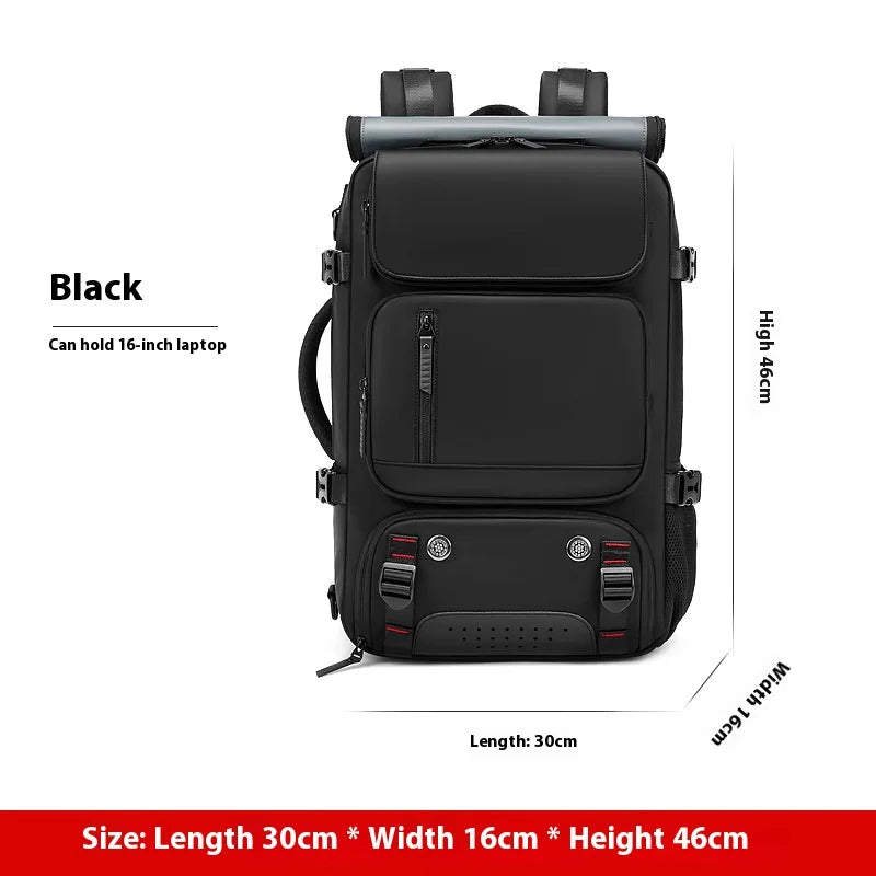 Large Travel Backpack Boardable Backpack USB Charging