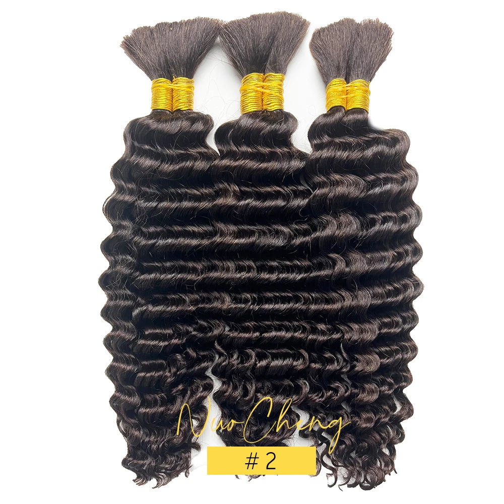 2 Bundles Human Braiding Hair for Boho Braids