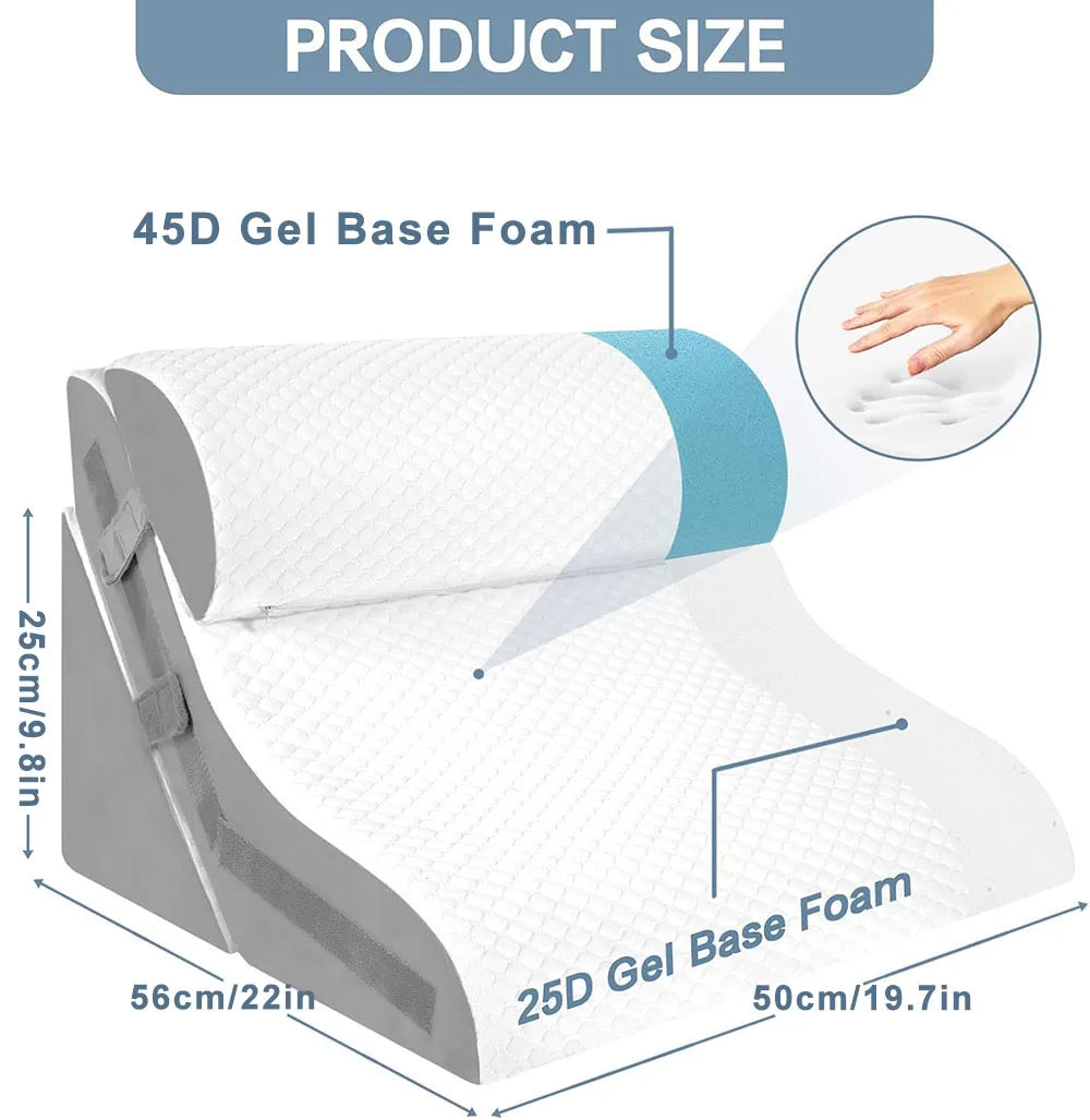 Bed wedge and bolster set, view 2