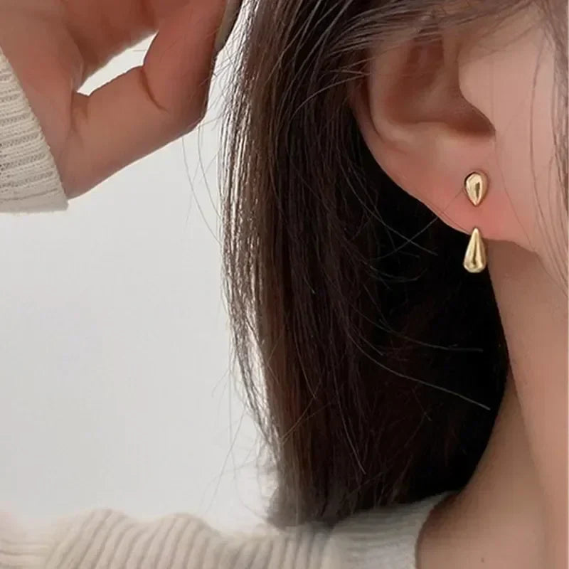 Water Drop Stud Earrings