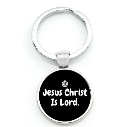 Keychain With Printed Bible Quote