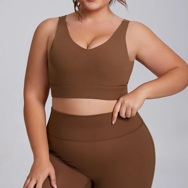 Plus Size High Stretch Yoga Leggings - MONLANE