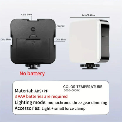 Mini 180 Degree Rotation Clip-on LED Light