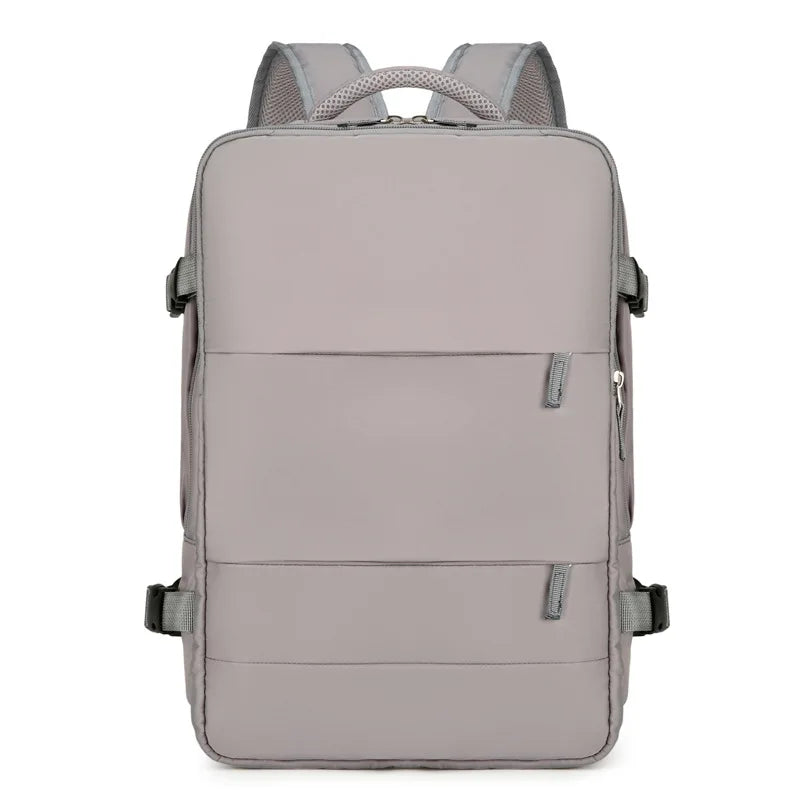 Hand luggage backpack in gray