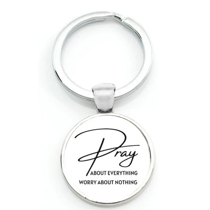 🎁 Keychain With Printed Bible Quote (100% off)