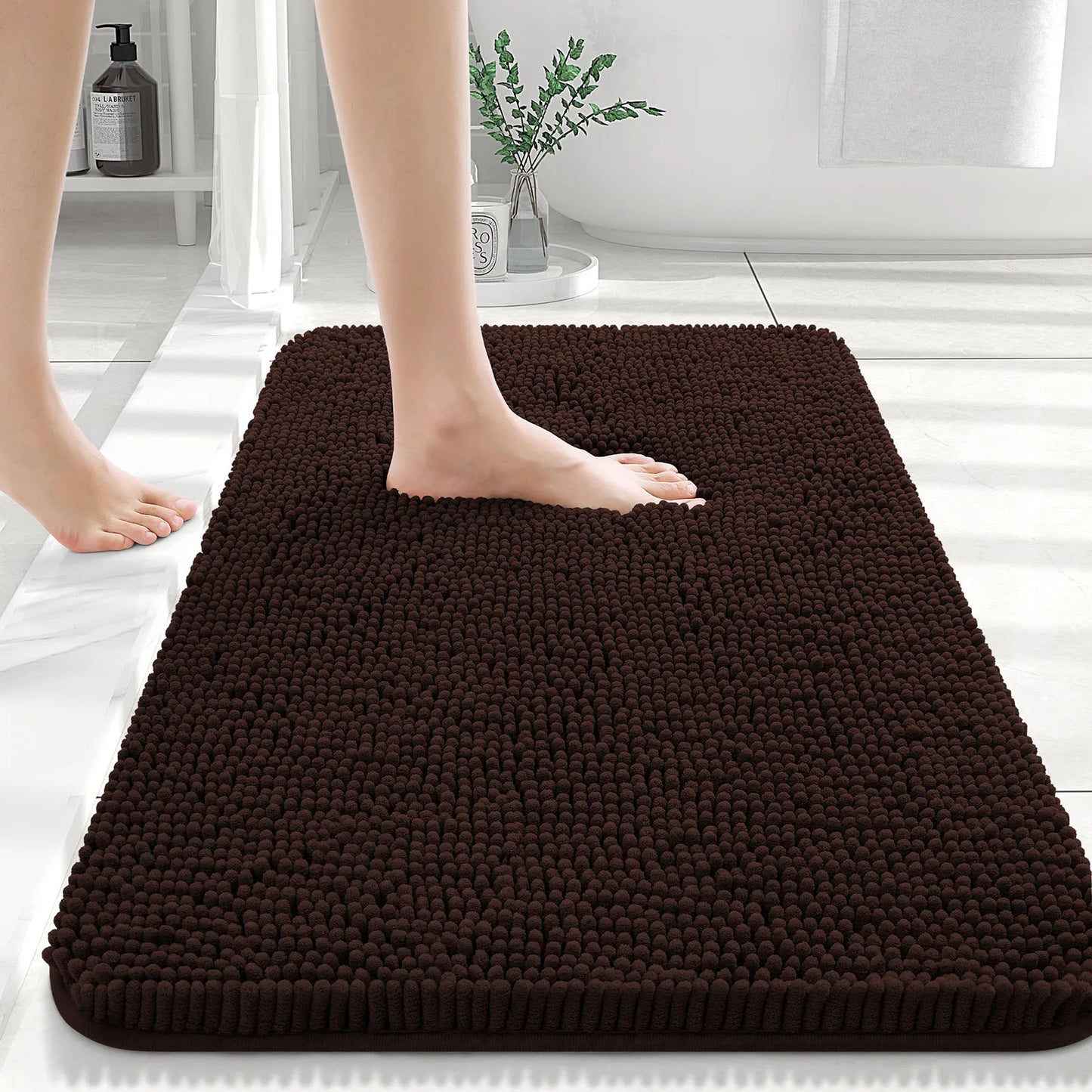 Thick Absorbent Shaggy Bath Mat
