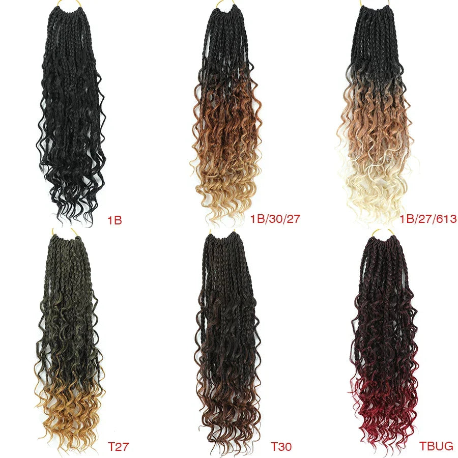 Goddess Box Braids Crochet Hair