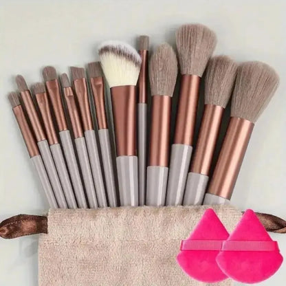 Soft Fluffy MakeUp Brush Set