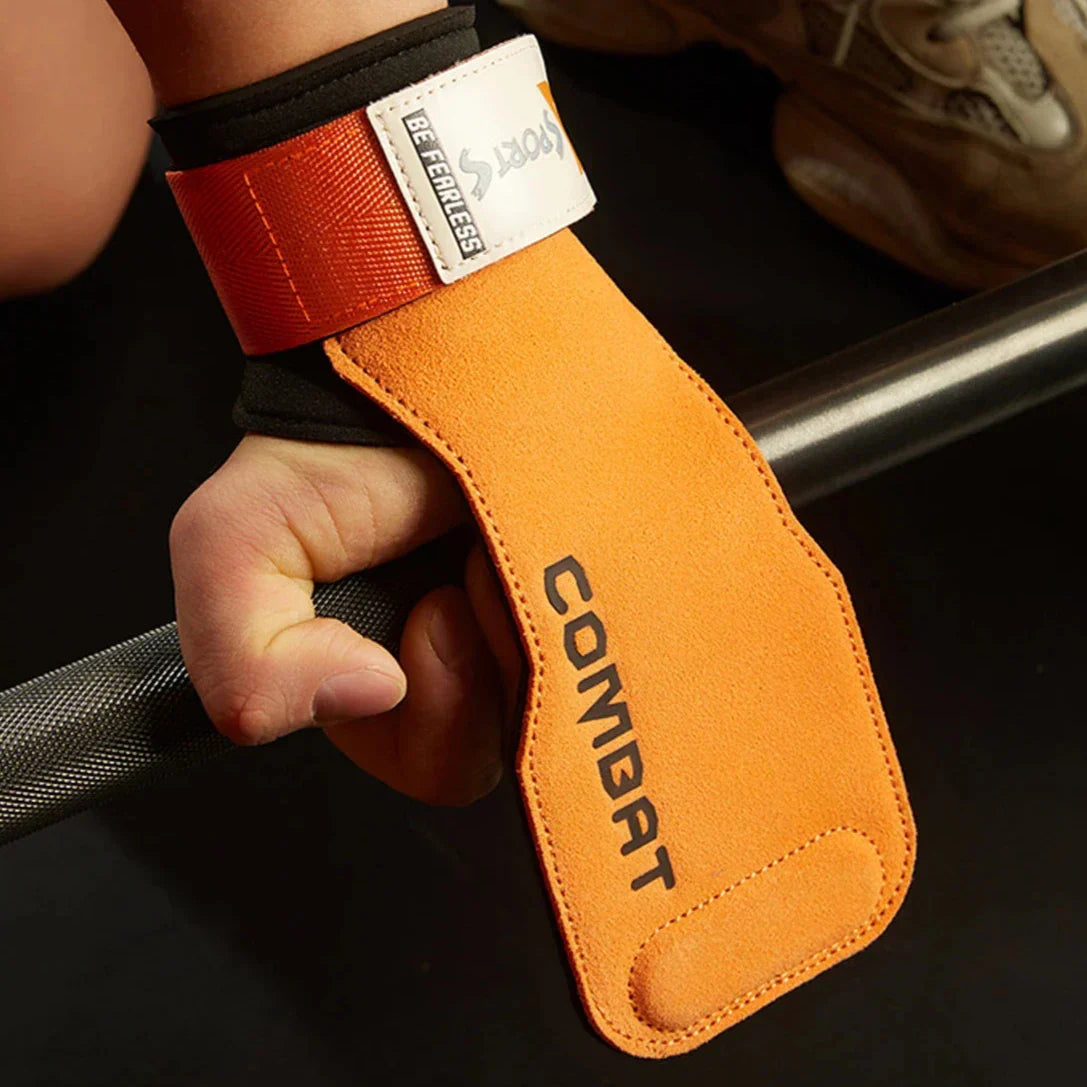 Professional Cowhide Gym Gloves