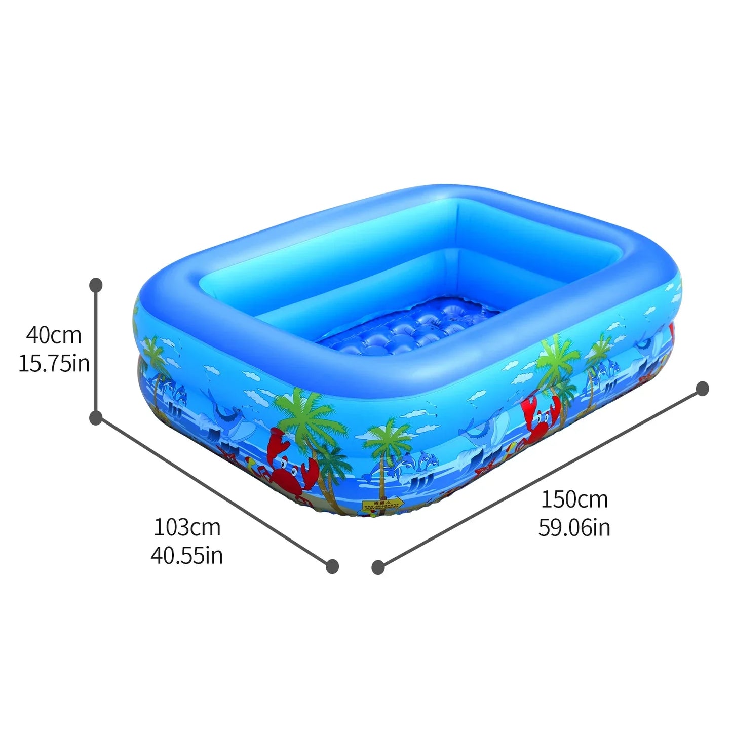 Inflatable Ball Pit Pool for Kids, Toddlers, Adults