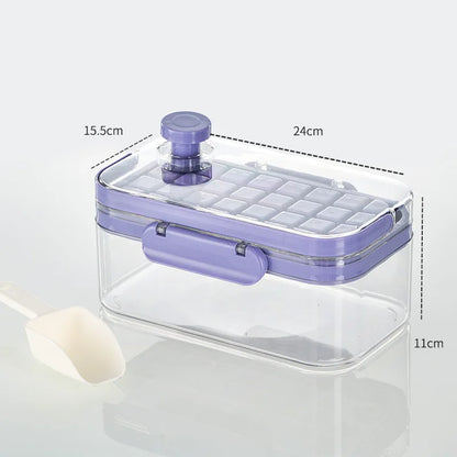 Press Type Ice Cube Tray