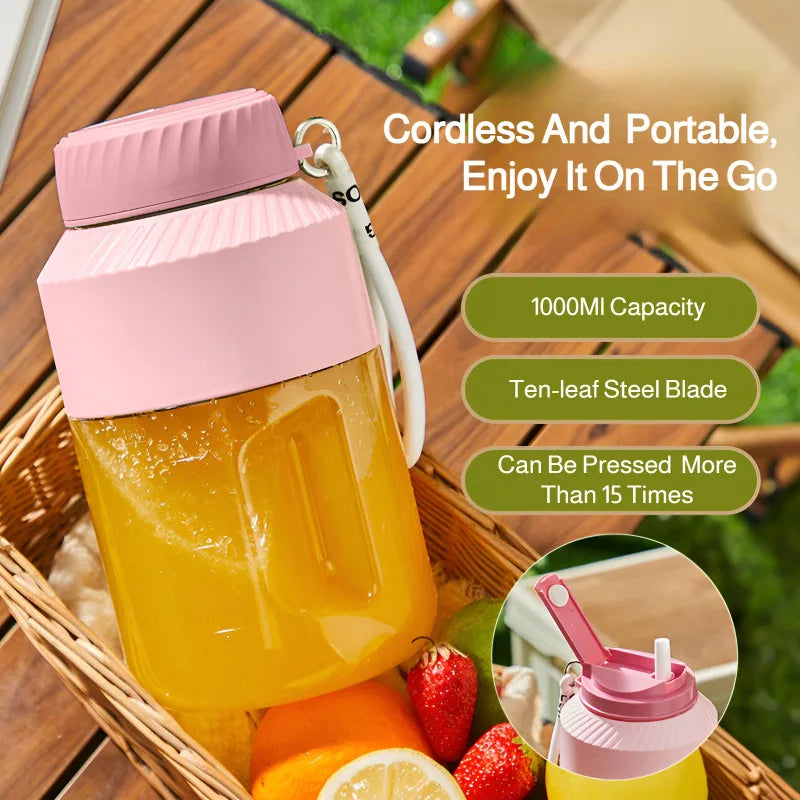 Portable Large Capacity Electric Juicer