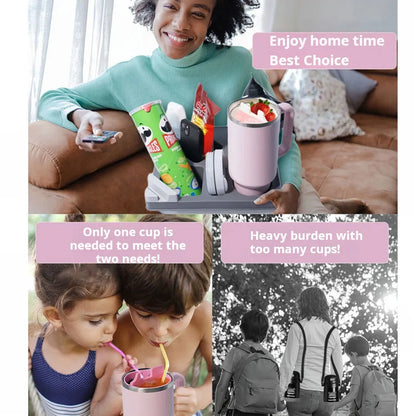 Double Divider Silicone Tumbler