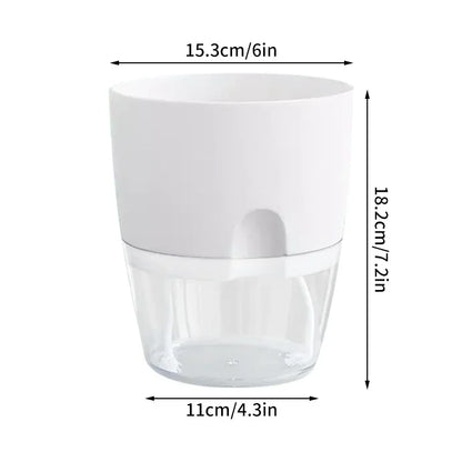Self Watering Plastic Flower Pot