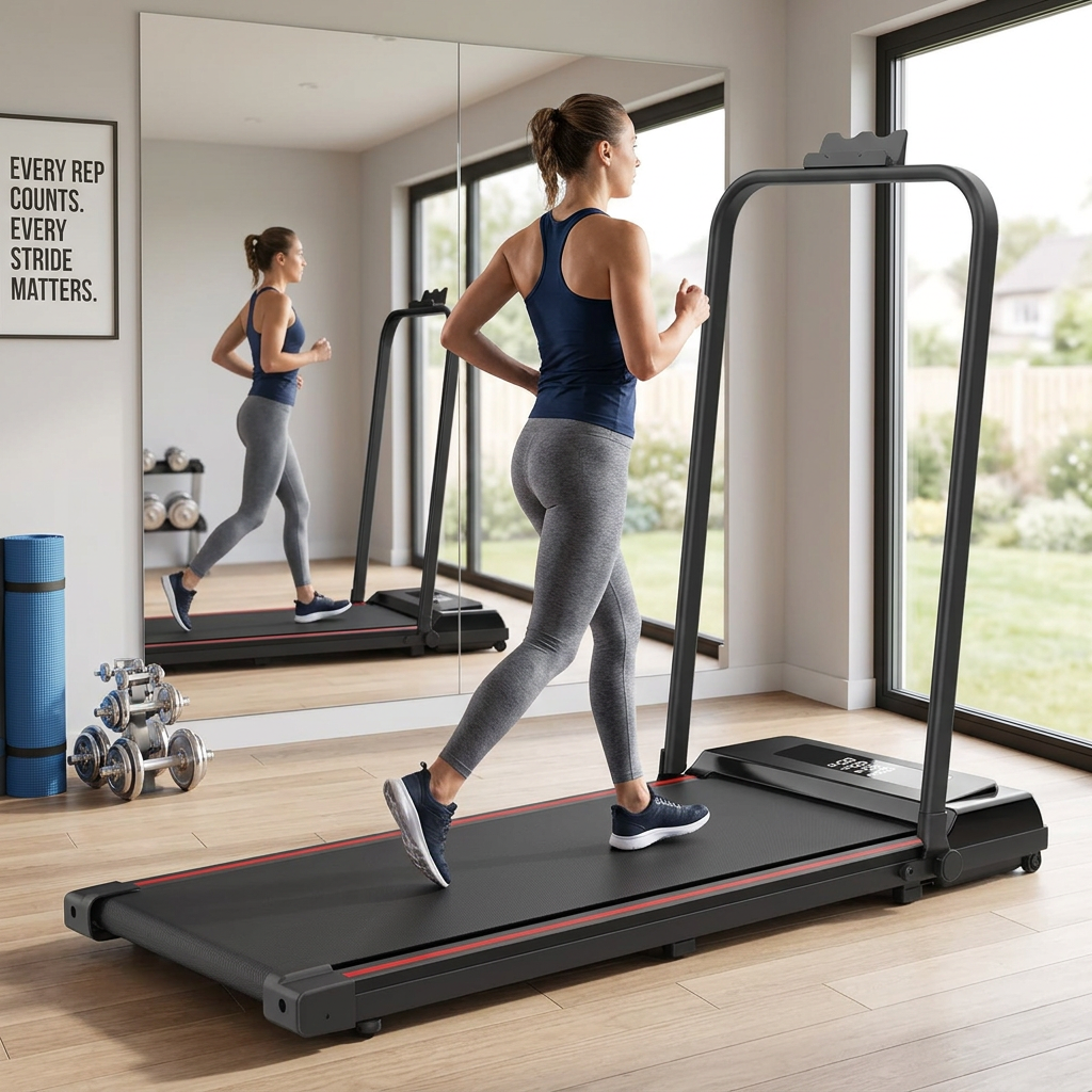 Space-Saving Electric Walking Pad for Small Living Spaces
