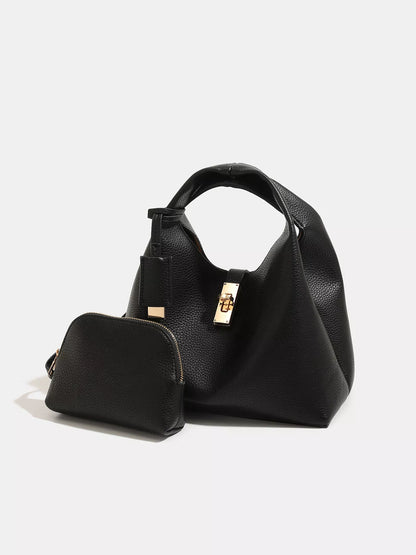 Turn-lock crossbody bag, view 2