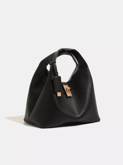 Turn-lock crossbody bag, view 3