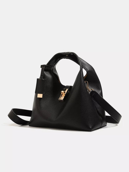 Turn-lock crossbody bag, view 5