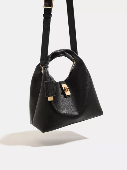 Turn-lock crossbody bag, view 6