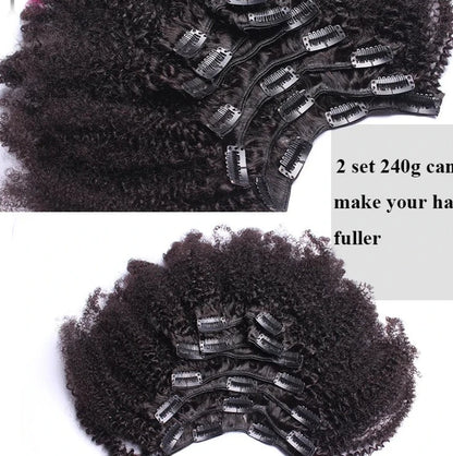 Afro Kinky  Clip In Extensions