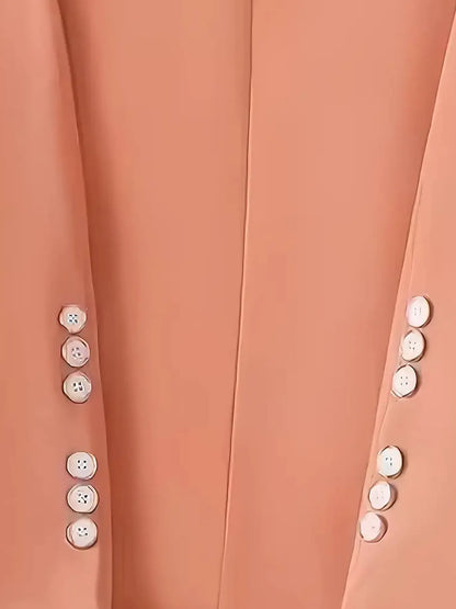 Long Sleeve Single-Button Blazer