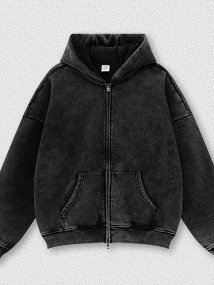 Men's Zip Up Long Sleeve Hoodie