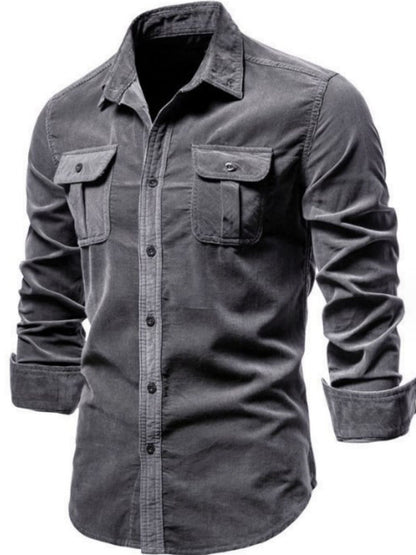 Men's Full Size Button Down Shirt