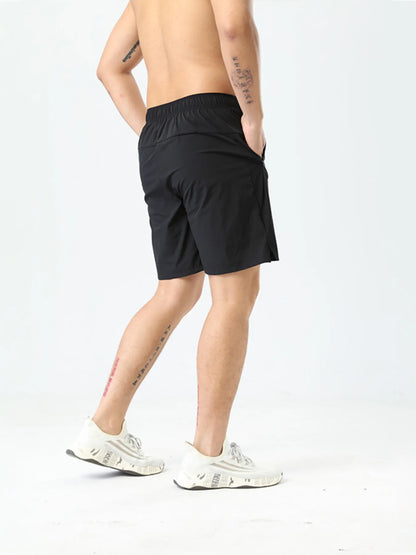Men's Plus Size Pocketed Active Shorts