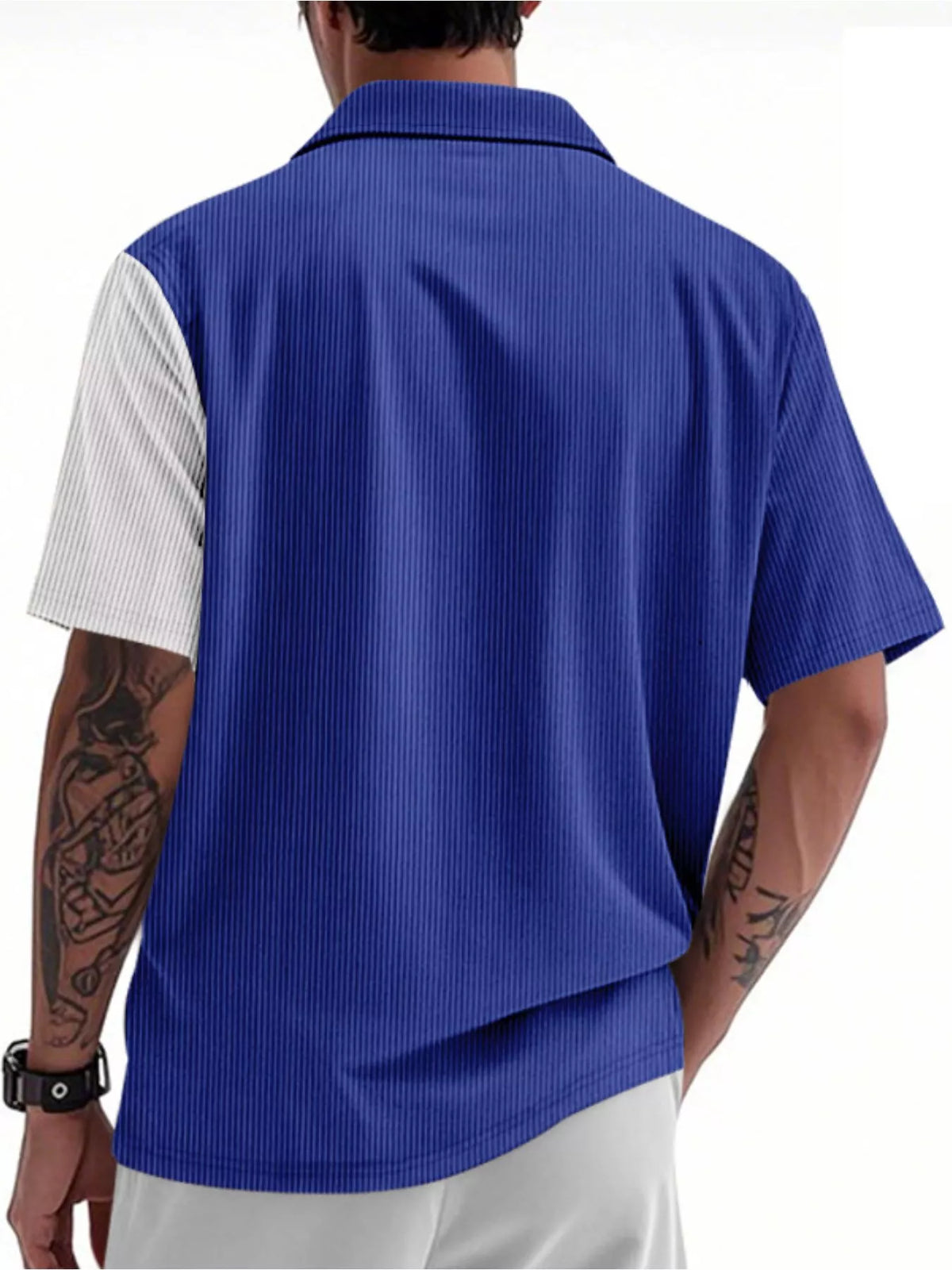 Two-tone corduroy shirt, view 2