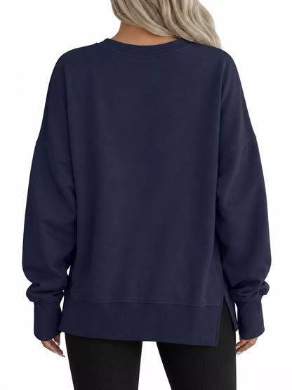 Oversized side-slit sweatshirt, view 59