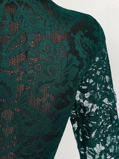 V-Neck Hip-Hugging Short Dress