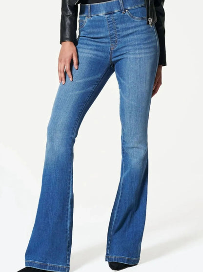 Full Size High-Waisted Flare Jeans