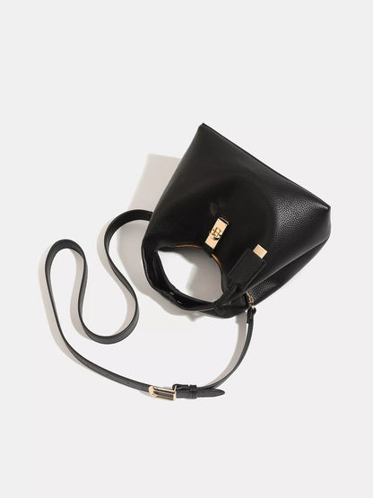 Turn-Lock Crossbody Bag